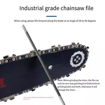 3 шт. профессиональных круглых напильника для заточки цепей бензопил, чтобы затачивать низкопрофильные пильные цепи, напильники для цепных пил 4/4,8/5,5 мм A