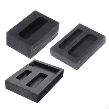 3 шт. Профессиональный инструмент для плавки слитков с антипригарным покрытием, все размеры, черный