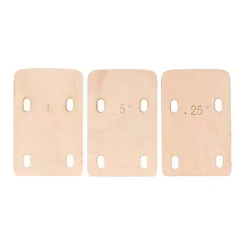 3 шт. прокладки для грифа гитары из клена 0,25 0,5 1 градус инструмент для пластины для грифа электроакустической гитары