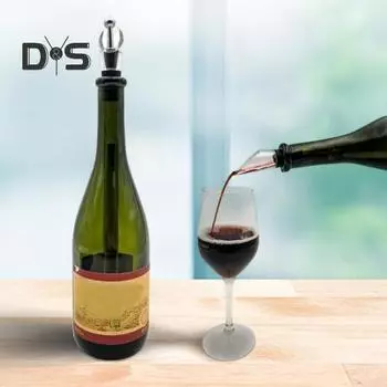 3 шт., простая в использовании палочка для винной глазури, пищевая модная охлаждающая палочка для шампанского с наливной пробкой для вина серебряный