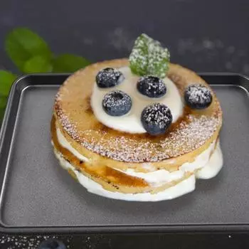 3 шт. противень для выпечки с антипригарным покрытием из нержавеющей стали, набор противней для выпечки, устойчивый к высоким температурам, инструмент для выпечки печенья для кухни чёрный