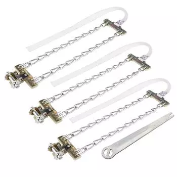 3 шт., противоскользящая цепь для грязи, льда и снега, зимняя защитная шина для автомобиля, грузовика, внедорожника S