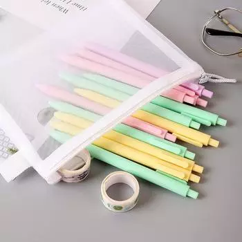 3 шт. Прозрачная сумка для хранения на молнии, нейлоновая сетчатая сумка для документов, многоцелевые сумки для хранения школьных канцелярских принадлежностей, домашний органайзер