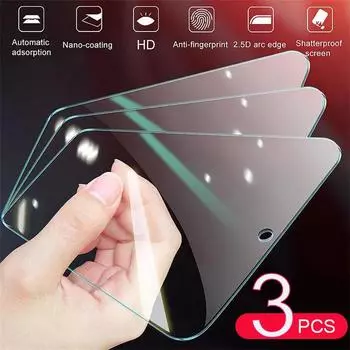 3 шт. прозрачное закаленное стекло для Xiaomi Redmi Note 13 Pro 5G Защитное стекло для Redmi Note 13 5G Note13 4G Защитное стекло For Redmi Note 13 Pro 4G