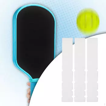 3 шт. прозрачной ленты для защиты ракетки Pickleball Paddle Edge Tape длиной 15,5 дюймов, боковые ленты для защиты ракетки 28mm wide