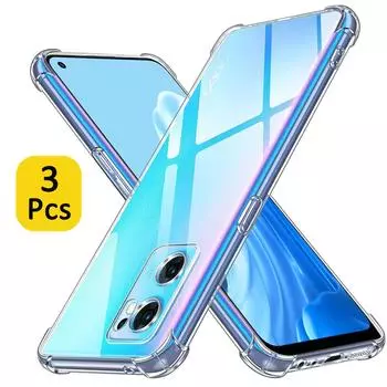 3 шт. прозрачный чехол для Oppo Find X5 Lite X5 Pro X3 Pro X3 Neo X3 Lite толстый противоударный мягкий силиконовый чехол для телефона Oppo Find X5 Oppo Find X5