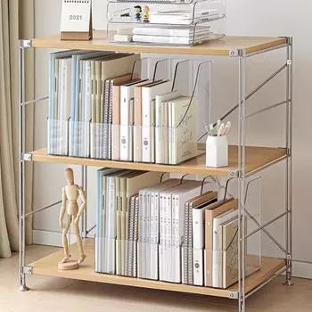 3 шт. Прозрачный пластиковый держатель для журналов и документов в винтажном стиле - идеально подходит для стола, полки, дома или офиса