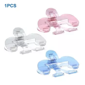 3 шт. Прозрачный пластиковый зажим для книги, зажим для чтения с подставкой, приспособление для чтения, фиксированный держатель для книги, зажим для заметок, предотвращающий загибание страниц, папки-зажимы