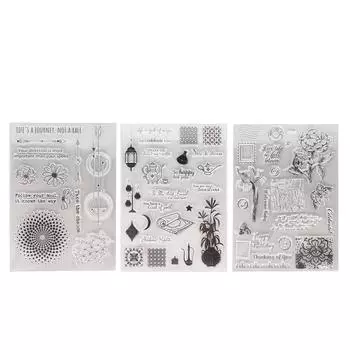 3 шт. прозрачный штамп, ручная работа, бумажные поделки, украшение для скрапбукинга, справочника, альбома