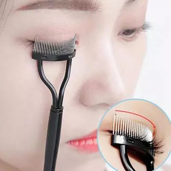 3 шт. расческа-разделитель для ресниц, выраженные ресницы, очаровательные брови, антикоррозийная укладка, двуглавая кисть для бровей, набор 3pcs