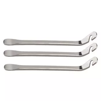 3 шт. ремонтный инструмент для велосипедных шин, ломик для снятия шин, углеродистая сталь, термообработка, инструмент для велосипедных шин чёрный