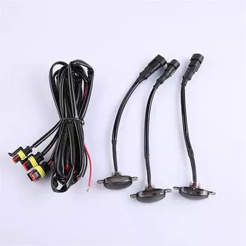 3 шт. решетки светодиодная решетка в стиле трим для chevrolet silverado 150016-21 для raptor