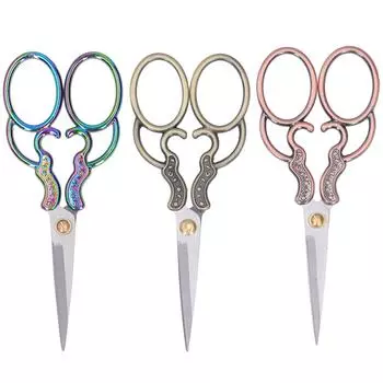 3 шт. ретро ножницы DIY нержавеющая сталь цинковый сплав швейные принадлежности бронза латунь цвет Ti