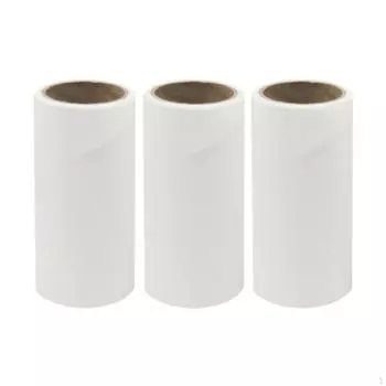 3 шт. роликовых насадок для удаления липких волос Pet Remover 60 листов в рулоне Руководство