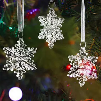 3 шт. Рождественская елка акриловый кулон украшение подарок DIY Charm Рождественский декор Style A