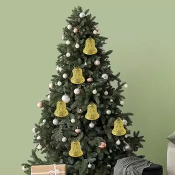 3 шт. Рождественские колокольчики, винтажные деревенские колокольчики, декоративные пластиковые колокольчики в виде оленей для украшения венка S