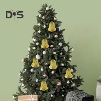 3 шт. Рождественские колокольчики, винтажные деревенские колокольчики, декоративные пластиковые колокольчики в виде оленей для украшения венка S