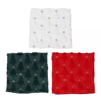 3 шт. рождественские наволочки для подушек 18 дюймов плюшевая 3D вышивка рождественская декоративная наволочка для подушки чехол для подушки f