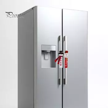 3 шт. рождественские перчатки для ручек холодильника Санта-Снеговик чехлы для ручек холодильника рождественский декор кухни для духовки микроволновки посудомоечной машины шкафы Sets