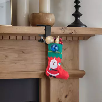 3 шт. Рождественские регулируемые крючки, подвесной крючок, рождественские безделушки, декор для вечеринки, универсальный фестиваль чёрный