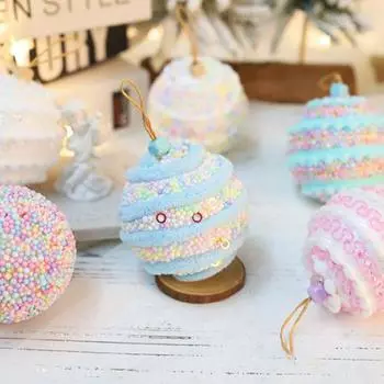 3 шт. Рождественские шары, декоративные небьющиеся пенопластовые рождественские лампочки, юбка для елки, домашний декор для вечеринки и праздника