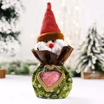 3 шт. рождественский мешок для конфет завязка на шнурке Санта снеговик олень подарок упаковка праздничные принадлежности для рождественских праздников новогодний подарок для гостей A