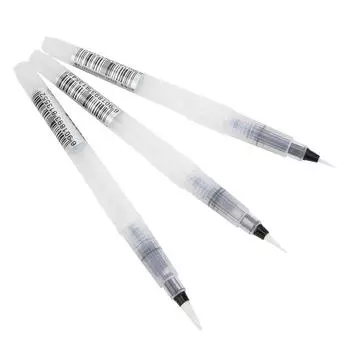 3 шт. ручка для хранения воды прозрачная нейлоновая акварельная кисть канцелярские принадлежности для творчества