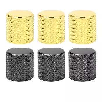 3 шт. ручка громкости гитары металлическая электронная ручка управления для LP гитар AB потенциометры Black