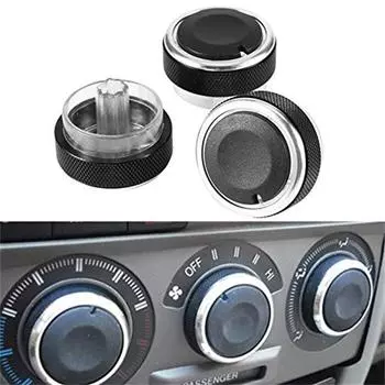 3 шт. Ручка переключателя Кнопка управления климатом обогревателя A/C Для Ford Focus Fusion