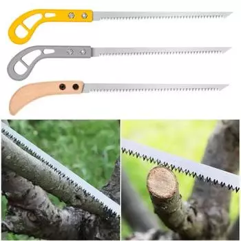 3 шт. ручная пила с лезвием из углеродистой стали, ультрагладкие зубья, портативная ножовка с противоскользящей ручкой для кемпинга, садоводства, выживания, пешего туризма Sets