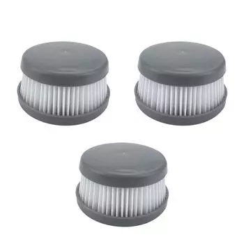 3 шт. Ручной вакуумный фильтр, эффективный гофрированный аспиратор для домашнего обустройства, замена для VFORB10