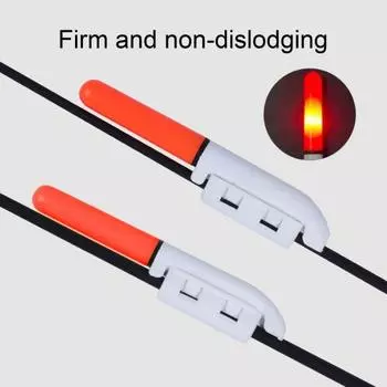 3 шт. рыболовная светящаяся палочка сигнализатор поклевки наконечник удочки светодиодный светильник водонепроницаемый ночной рыболовный сигнализатор поклевки удочка аксессуары для рыбалки зелёный