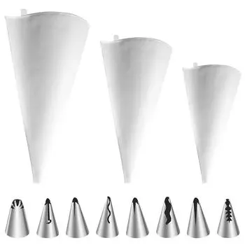 3 шт. С 8 насадками кондитерский мешок десерт украшение торта разные размеры кухня