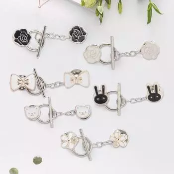 3 шт. съемная безгвоздевая закрытая брошь в форме цветка с жемчугом на одежду с фиксированной пряжкой