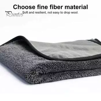3 шт. Салфетки для чистки автомобиля, легко впитывают воду, не оставляют следов, двухслойные, многоразовые, из микрофибры, блестящие, для рук и лица 3pcs