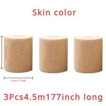 3 шт. самоклеящиеся эластичные бинты 5 см*4,5 м пластырь для оказания первой помощи и медицинский набор марлевых повязок для оказания первой помощи