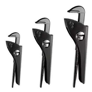 3 шт. Сантехнические плоскогубцы, гаечный ключ, 7/10/12 дюймов, регулируемые водопроводные плоскогубцы, многофункциональный быстрый водопроводный ключ