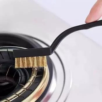 3 шт., щетка для чистки газовой плиты, многофункциональная 7 дюймов, очиститель с металлической щетиной, сильная дезактивация, бытовые чистящие средства 3pc