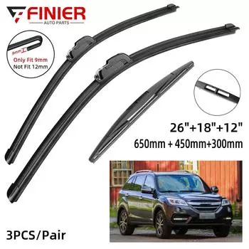 3 шт. щетки стеклоочистителя для Lifan X60 2011-2018 26 18 12 подходят для переднего лобового стекла, щетки для окон, резак, аксессуары 2012 2013 2014 2015 2016 2017