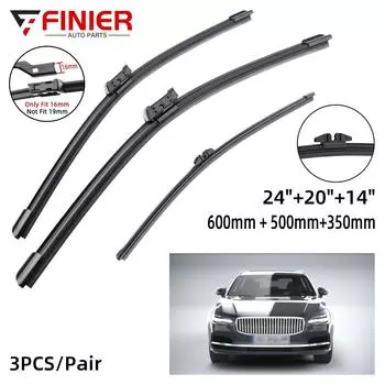 3 шт. щетки стеклоочистителя для Volvo V90 2016-2020 24 20 14 подходят для переднего лобового стекла, щетки для окон, резак, аксессуары 2016 2017 2018 2019 2020