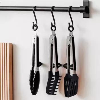 3 шт. щипцы для еды, прочные, удобные, термостойкие кухонные щипцы из нержавеющей стали с силиконовыми насадками для дома зелёный