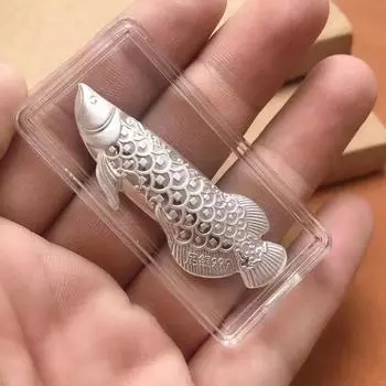 3 шт. Серебряный инструмент для заваривания чая, аксессуары для чайной церемонии, чайные зверьки, в форме золотой рыбки, смягченное качество воды