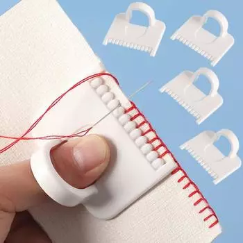 3 шт. Шаблон для шитья большого пальца, направляющая для ручного шитья, линейка для оверлока чёрный