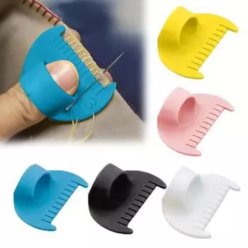 3 шт. Шаблон для шитья большого пальца, направляющая для ручного шитья, линейка для оверлока жёлтый