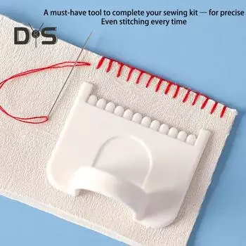 3 шт. Шаблон для шитья большого пальца, направляющая для ручного шитья, линейка для оверлока с масштабной шкалой, инструмент для квилтинга для ровных стежков, вышивка своими руками, изделия из кожи синий