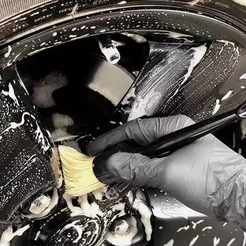 3 шт. Щетка для чистки экстерьера и интерьера автомобиля, щетки из щетины кабана для чистки автомобиля, инструменты для чистки деталей автомобиля, щетка для чистки приборной панели onesize