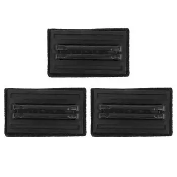 3 шт. Щетка для чистки гриля, маленькая портативная тряпка для угля, губка для барбекю, наружная, полипропиленовая, ручная чёрный