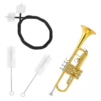 3 шт. Щетка для чистки и ухода за мундштуком трубы Набор для чистки и ухода за инструментом Простота в использовании