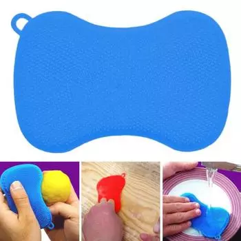 3 шт. Щетка для чистки мисок, фруктов, овощей, кухонная щетка для мытья посуды, кастрюль, сковородок, быстросохнущая