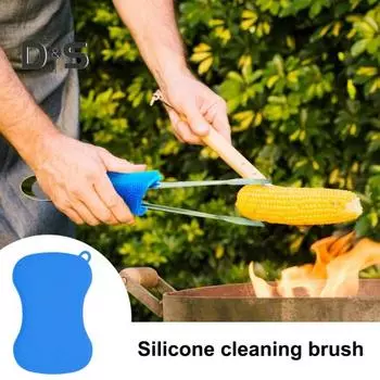 3 шт. Щетка для мытья мисок, фруктов, овощей, кухонная щетка для мытья посуды, кастрюль, сковородок, быстросохнущая чистящая губка разноцветный